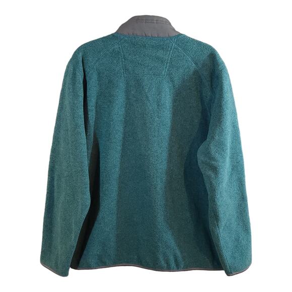 G.H. Bass Arctic Terrain Polar Fleece Quarter-Snap Pullover Outdoor Men's L - Picture 3 of 5